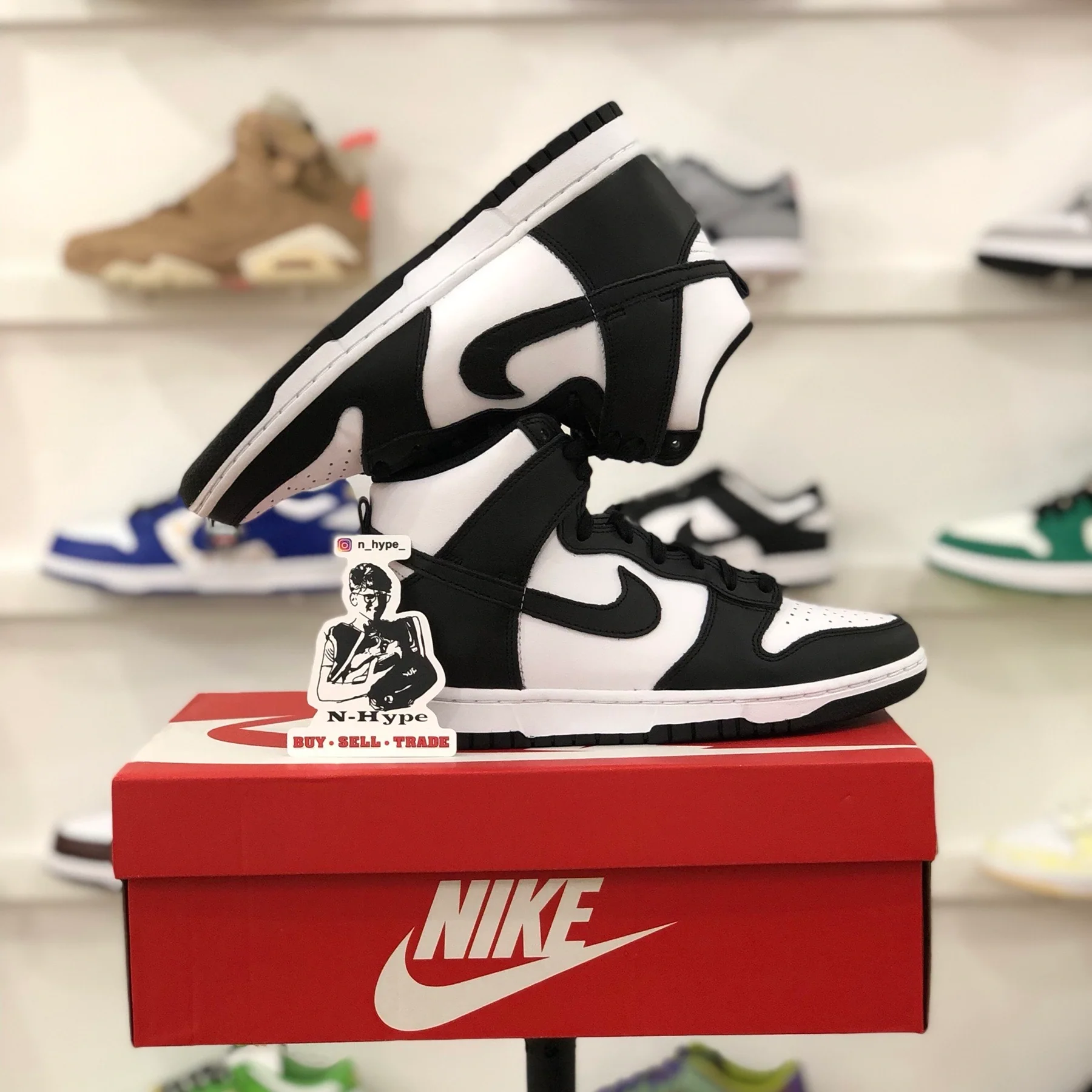 Nike Dunk High Panda (2021) (W) - Image 5